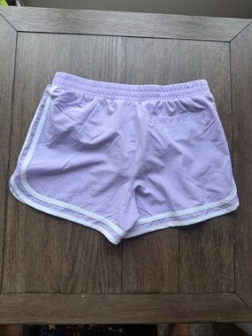 Champion Lavender Athletic Shorts with White Trim
